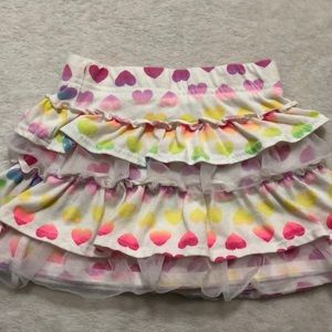 Colorful Hearts Garanimals 3T Frilly Skirt